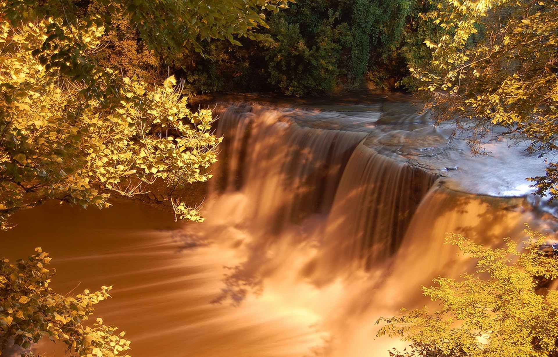 waterfall, of, gold, , , , , 